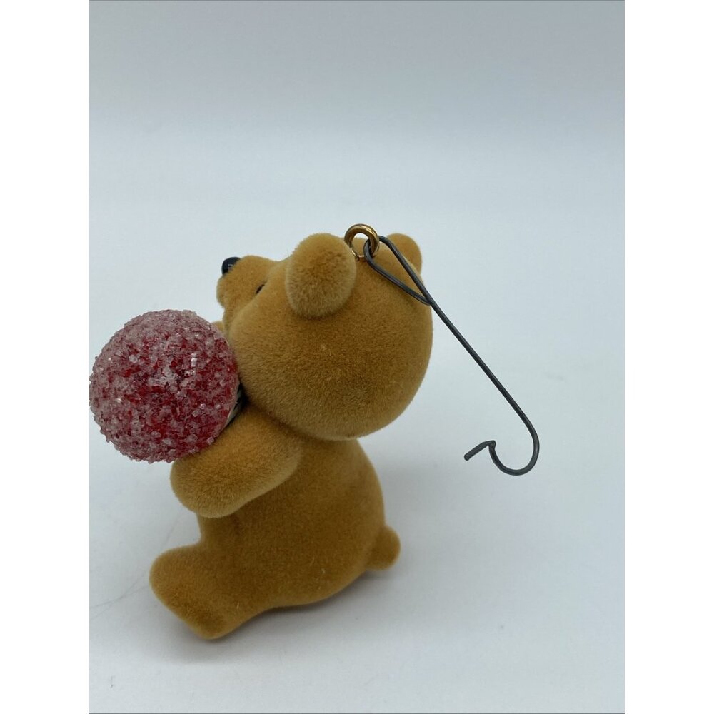 Hallmark Keepsake Very Strawberry Teddy Bear 1988 Christmas Collection Ornament - Picture 2 of 12